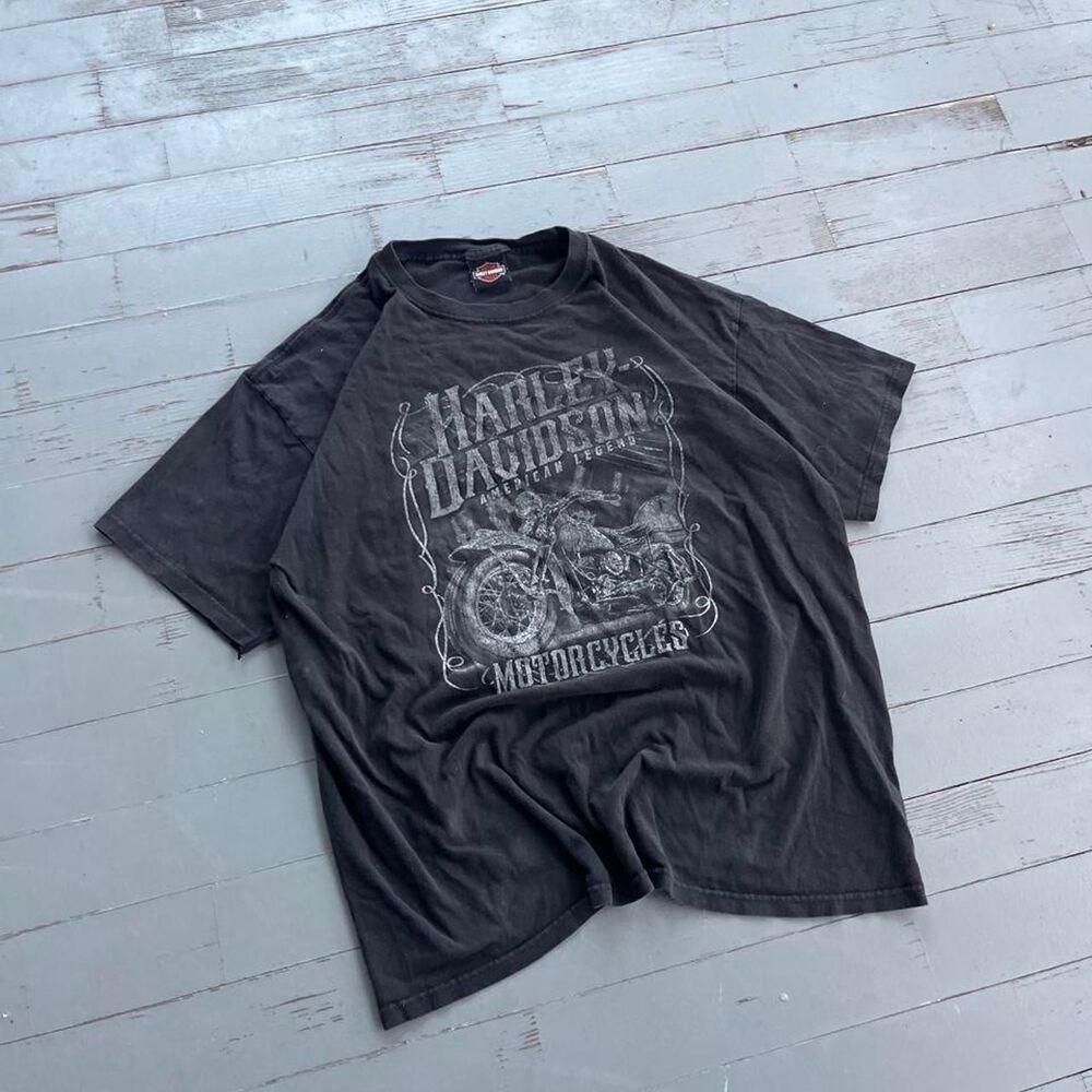 Harley Davidson Biker Streetwear Y2K Tee Shirt